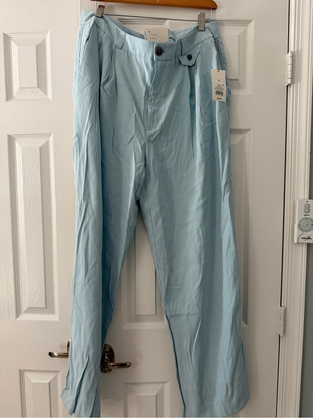 Target Light Blue Wide-Leg Women’s Pants